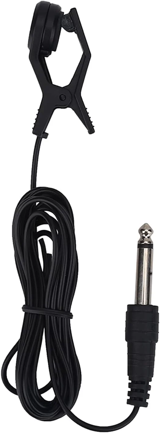 میکروفون گیره ای قابل حمل، میکروفون تماسی، اثر کاهش گسترده طنین، پیکاپ صوتی سیم برای لوازم جانبی ساز میکروفون گیره ای قابل حمل، میکروفون تماسی، اثر کاهش گسترده طنین، پیکاپ صوتی سیم برای لوازم جانبی ساز