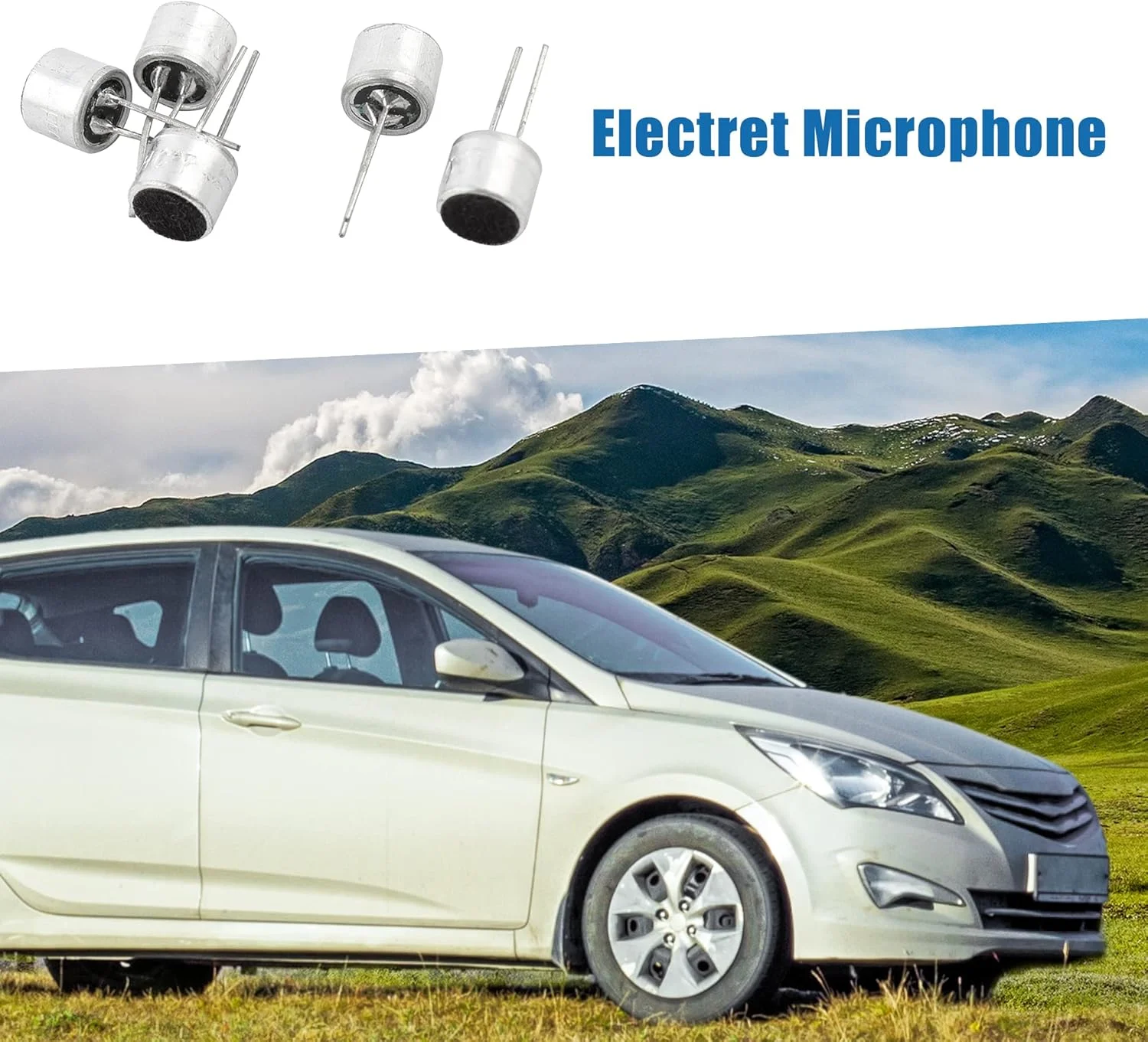 مجموعه 5 عددی میکروفون الکترت 6050 با پایه های PCB مجموعه 5 عددی میکروفون الکترت 6050 با پایه های PCB