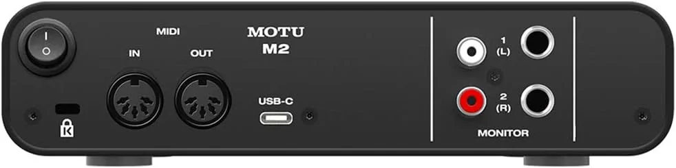کارت صدای USB Motu M2 2x2 به همراه میکروفون کاندنسر AKG Project Studio P220، هدفون مانیتورینگ استودیو HPC-A30 و کابل XLR
