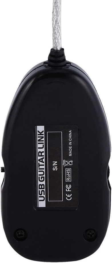 رابط USB گیتار، رابط صوتی حرفه ای گیتار، آداپتور گیتار به USB برای یادگیری و تمرین با کامپیوتر