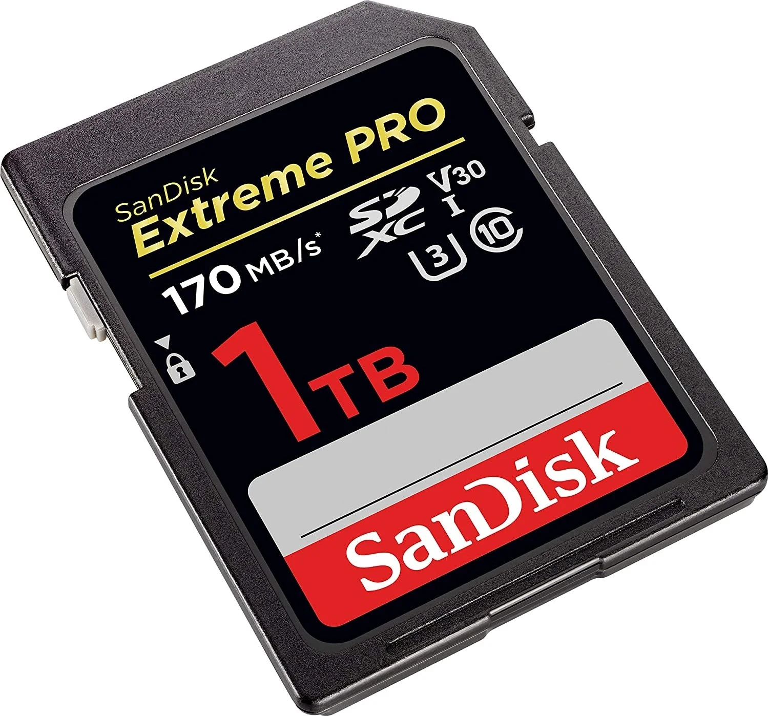 کارت حافظه SanDisk Extreme Pro SDXC با ظرفیت 1 ترابایت - سرعت 170 مگابایت بر ثانیه V30 UHS-I U3 - مشکی کارت حافظه SanDisk Extreme Pro SDXC با ظرفیت 1 ترابایت - سرعت 170 مگابایت بر ثانیه V30 UHS-I U3 - مشکی