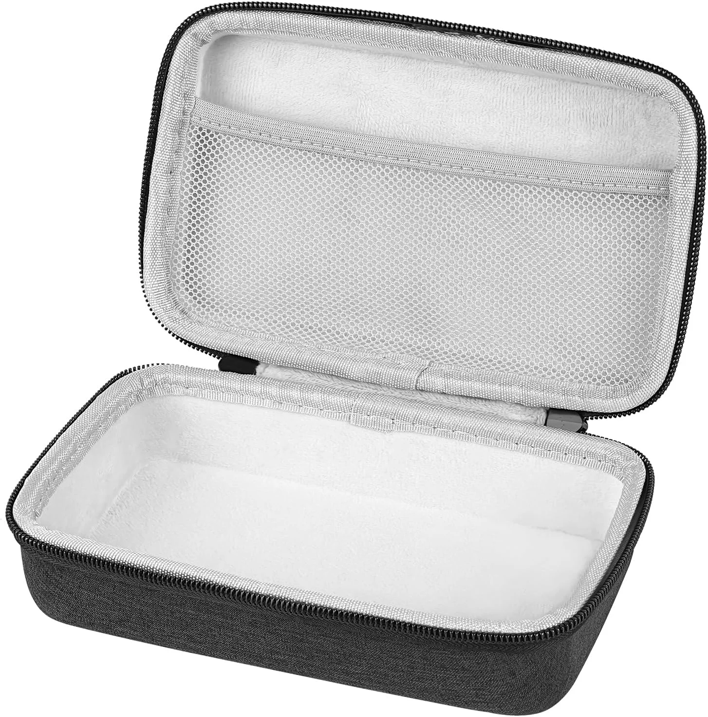 کیف هارد محافظ رابط صوتی Geekria سازگار با Focusrite Scarlett 2i2، کیف حمل مسافرتی هارد شل محافظ با محفظه نگهداری کابل (خاکستری)