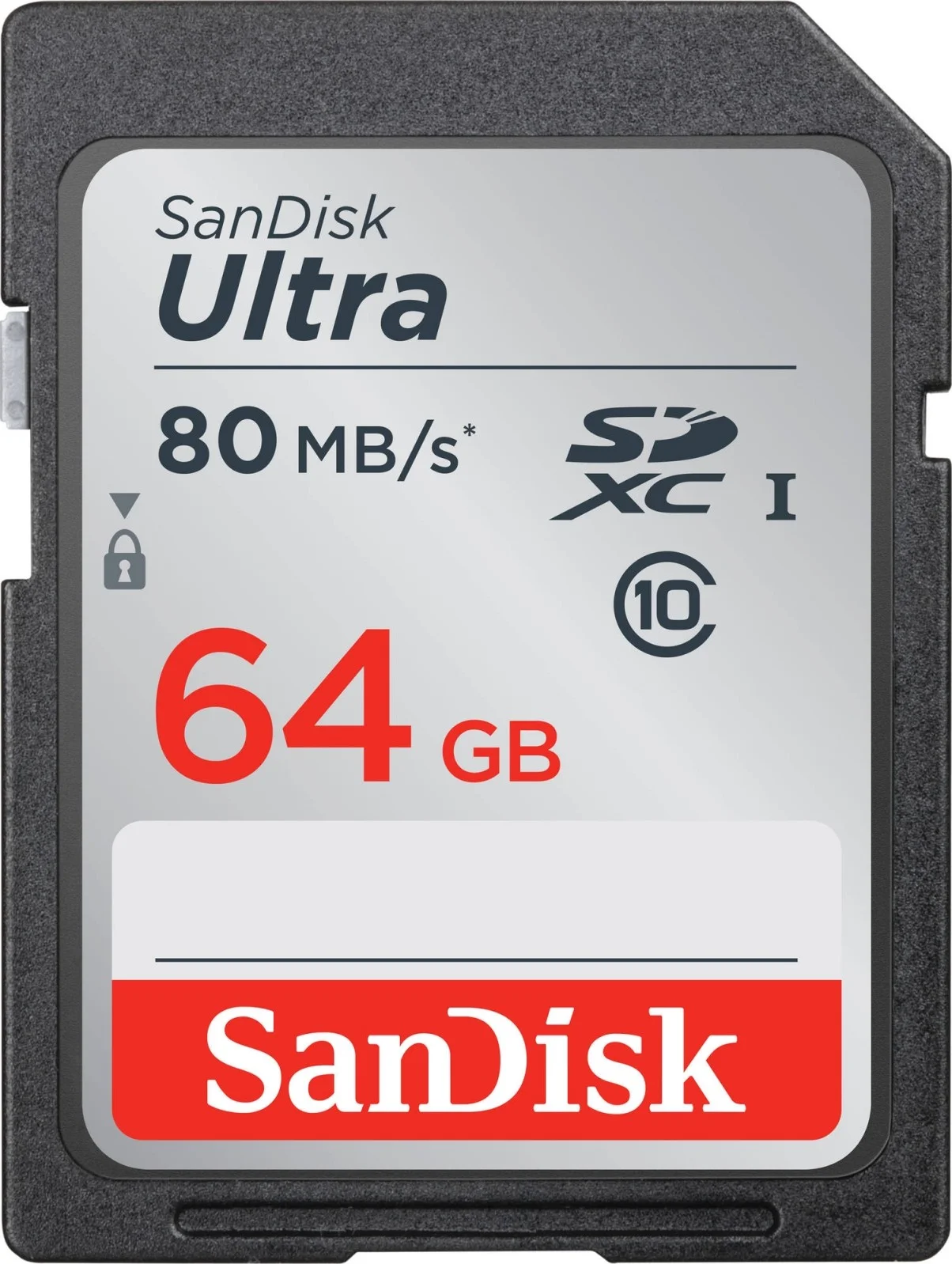 کارت حافظه SanDisk Ultra 64GB تا 80MB/s C10 UHS-I SDXC | SDSDUNC-064G-GN6IN