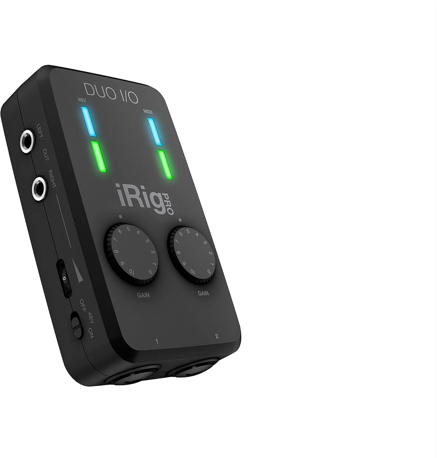 IK Multimedia iRig Pro Duo I/O - رابط صوتی/MIDI موبایل 2 کاناله