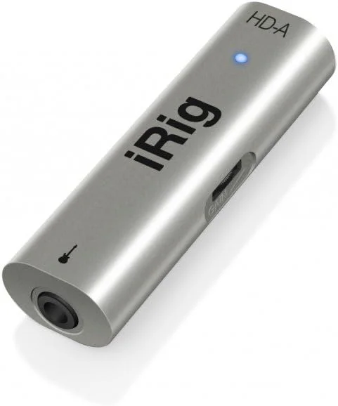 اینترفیس گیتار و باس دیجیتال IK Multimedia iRig HD-A برای دستگاه های اندرویدی، IKIRIG-HDAND