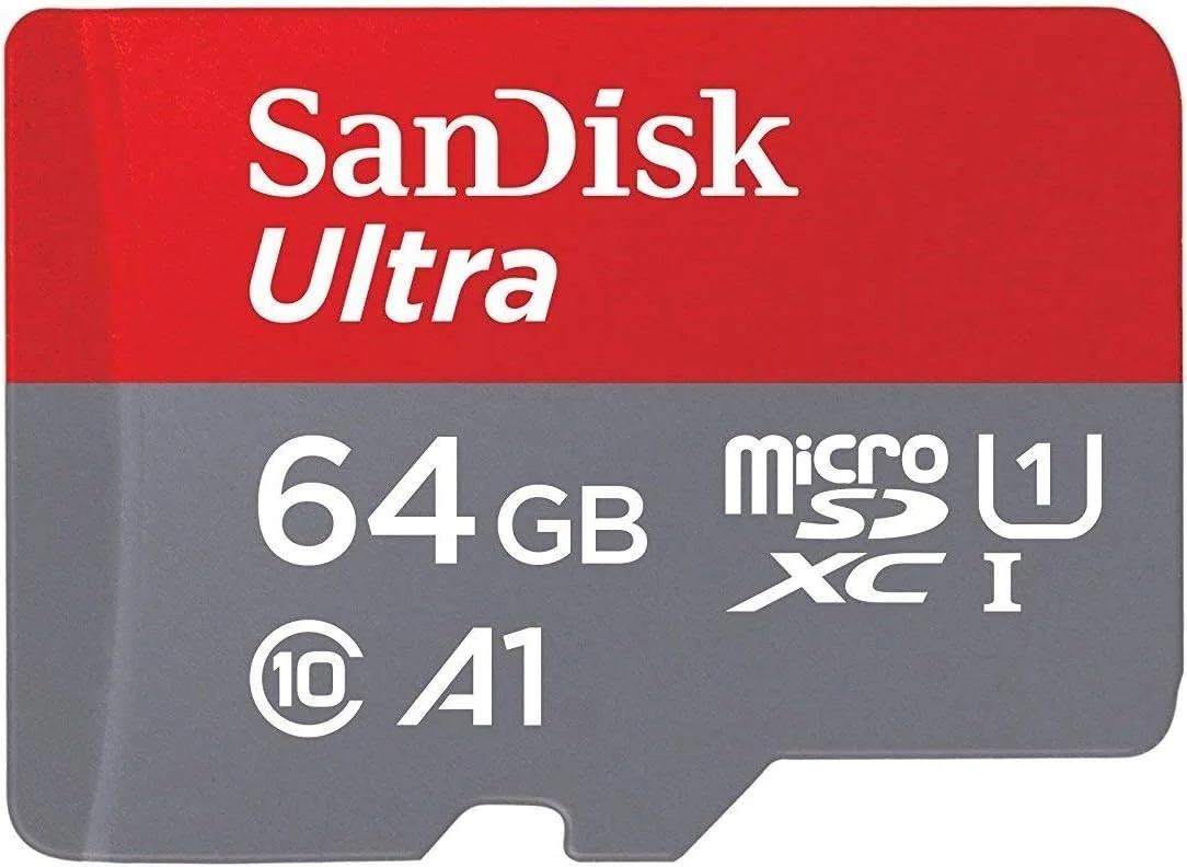 کارت حافظه 2 عددی 64 گیگابایتی MicroSDXC UHS-1 سن‌دیسک Ultra Plus با سرعت 100 مگابایت بر ثانیه