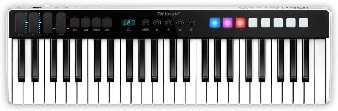 ای کی مالتی مدیا iRig Keys I/O 49، ایستگاه کاری ساخت موسیقی 49 کلیدی با رابط صوتی یکپارچه