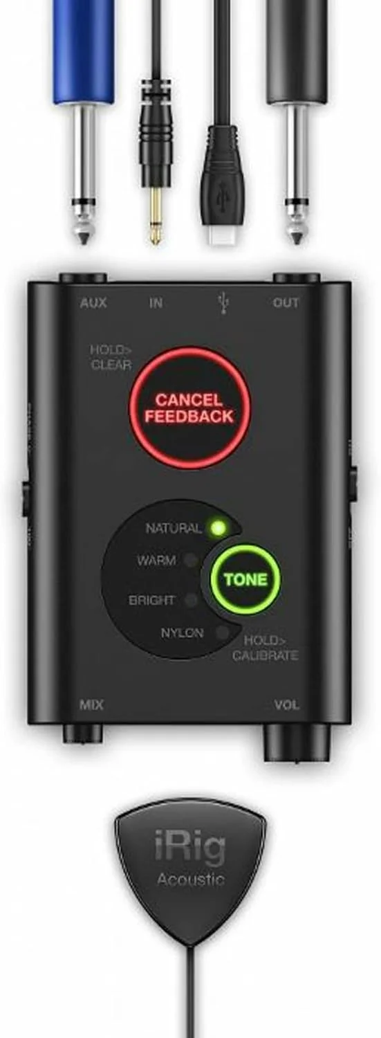 IK Multimedia iRig Acoustic Stage پیکاپ گیتار آکوستیک، IP-IRIG-ACOSTG-IN