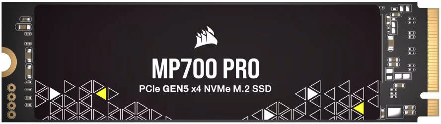 حافظه اس اس دی اینترنال Corsair MP700 PRO با ظرفیت 1 ترابایت، NVMe PCIe 5.0 M.2، سرعت خواندن ترتیبی 11700 مگابایت بر ثانیه و سرعت نوشتن ترتیبی 9600 مگابایت بر ثانیه، تکنولوژی 3D TLC NAND، 1.6 میلیون ساعت MTBF، مشکی | CSSD-F1000GBMP700PNH