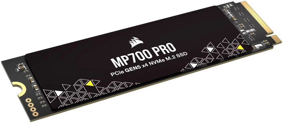 حافظه اس اس دی اینترنال Corsair 2TB MP700 PRO NVMe PCIe 5.0 M.2، سرعت خواندن ترتیبی 12400 مگابایت بر ثانیه و سرعت نوشتن ترتیبی 11800، تکنولوژی 3D TLC NAND، 1.6 میلیون ساعت MTBF، مشکی | CSSD-F2000GBMP700PNH