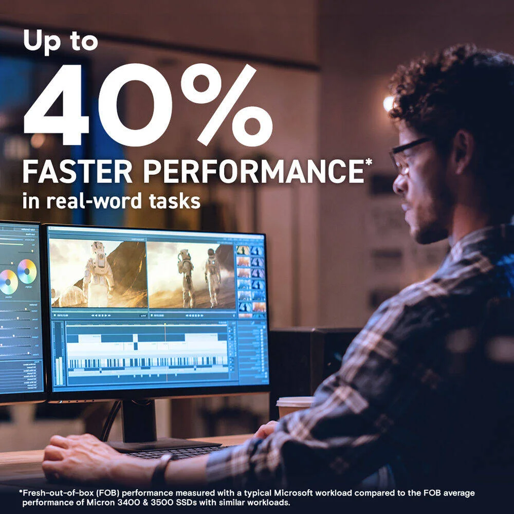 حافظه اس اس دی داخلی کروشیال T705 NVMe، ظرفیت 1 ترابایت، رابط PCIe 5.0، فرم فاکتور 2280 M.2، حداکثر سرعت نوشتن 10,200 مگابایت بر ثانیه، حداکثر سرعت خواندن 13,600 مگابایت بر ثانیه، 600 TBW، مشکی | CT1000T705SSD3 حافظه اس اس دی داخلی کروشیال T705 NVMe، ظرفیت 1 ترابایت، رابط PCIe 5.0، فرم فاکتور 2280 M.2، حداکثر سرعت نوشتن 10,200 مگابایت بر ثانیه، حداکثر سرعت خواندن 13,600 مگابایت بر ثانیه، 600 TBW، مشکی | CT1000T705SSD3