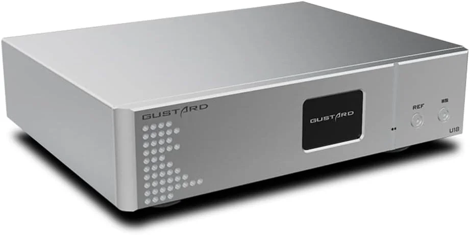 اینترفیس دیجیتال USB فن‌میوزیک GUSTARD U18 DDC، پشتیبانی از DSD512 PCM768Khz XU216 K2 با ایزولاسیون کامل AS338 Hi-End Crystol IIS (نقره‌ای)