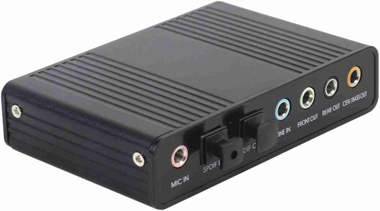 آداپتور کارت صدای دیجیتال USB مدل Fdit Spdif برای کامپیوتر، پشتیبانی از اتصال و پخش، 6 کانال، برای سرگرمی خانگی آداپتور کارت صدای دیجیتال USB مدل Fdit Spdif برای کامپیوتر، پشتیبانی از اتصال و پخش، 6 کانال، برای سرگرمی خانگی