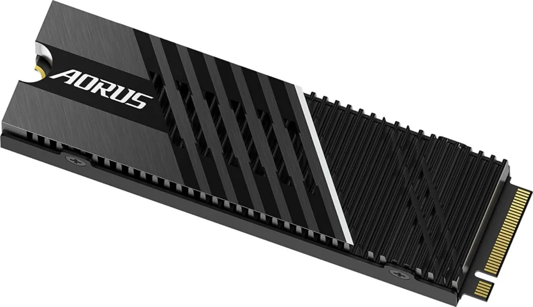 حافظه اس اس دی 2 ترابایتی گیگابایت Aorus Gen4 7000s DDR4، رابط PCIe 4.0 NVMe، فرم فاکتور M.2 2280، هیت سینک آلومینیومی با پوشش نانوکربن، 3D TLC Nand، سرعت خواندن تا 7000 مگابایت بر ثانیه، سرعت نوشتن تا 6850 مگابایت بر ثانیه | GP-AG70S2TB