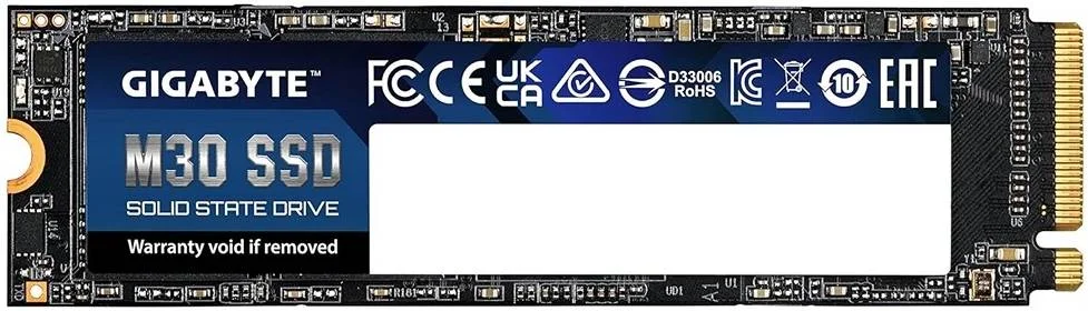 درایو حالت جامد داخلی گیگابایت M30 با ظرفیت 512 گیگابایت NVMe M.2، رابط PCIe Gen3.0 x4 M.2 2280، سرعت خواندن ترتیبی تا 3500 مگابایت بر ثانیه، سرعت نوشتن تا 2600 مگابایت بر ثانیه، فلش 3D TLC NAND، کش DDR3L DRAM | GP-GM30512G-G درایو حالت جامد داخلی گیگابایت M30 با ظرفیت 512 گیگابایت NVMe M.2، رابط PCIe Gen3.0 x4 M.2 2280، سرعت خواندن ترتیبی تا 3500 مگابایت بر ثانیه، سرعت نوشتن تا 2600 مگابایت بر ثانیه، فلش 3D TLC NAND، کش DDR3L DRAM | GP-GM30512G-G