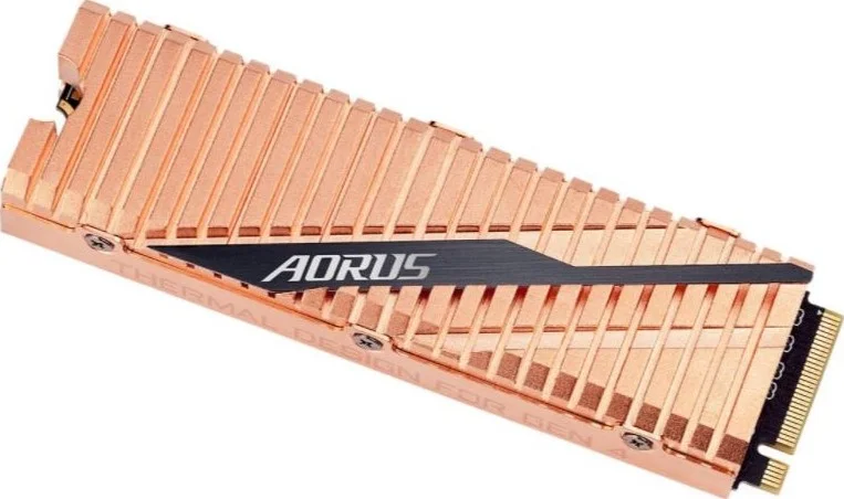 حافظه اس اس دی گیگابایت Aorus NVMe Gen4 با ظرفیت 500 گیگابایت، M.2 2280، PCI-Express 4.0 x4، 3D TLC، اینترنال، بدنه مسی دو طرفه | GP-ASM2NE6500GTTD حافظه اس اس دی گیگابایت Aorus NVMe Gen4 با ظرفیت 500 گیگابایت، M.2 2280، PCI-Express 4.0 x4، 3D TLC، اینترنال، بدنه مسی دو طرفه | GP-ASM2NE6500GTTD