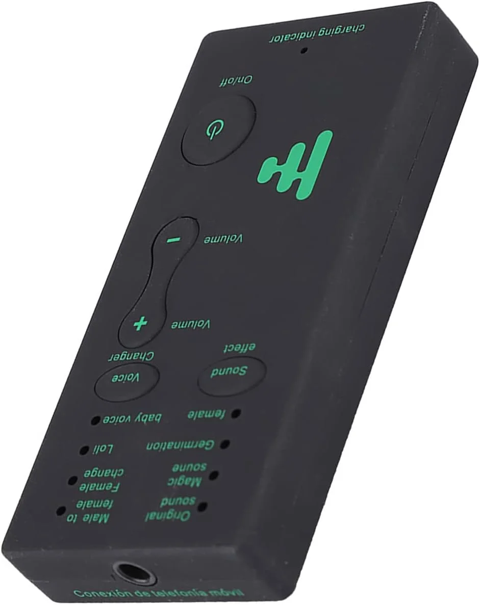 کارت صدای قابل حمل Elprico، کارت تغییر دهنده صدا کوچک برای تلفن، کامپیوتر، پخش زنده، آواز آنلاین، 4 جلوه صوتی و 4 تغییر صدا