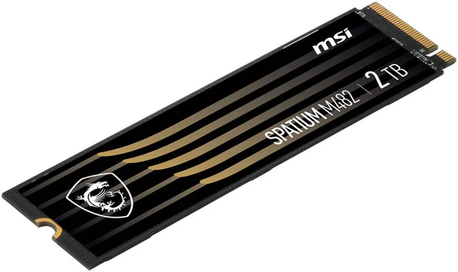 حافظه اس اس دی داخلی MSI Spatium M482 PCIe Gen4x4 M.2 2280، ظرفیت 2 ترابایت، سرعت خواندن ترتیبی تا 7300 مگابایت بر ثانیه و سرعت نوشتن ترتیبی 6400 مگابایت بر ثانیه، حافظه فلش 3D NAND، 1200 TBW | S78-440Q730-P83 حافظه اس اس دی داخلی MSI Spatium M482 PCIe Gen4x4 M.2 2280، ظرفیت 2 ترابایت، سرعت خواندن ترتیبی تا 7300 مگابایت بر ثانیه و سرعت نوشتن ترتیبی 6400 مگابایت بر ثانیه، حافظه فلش 3D NAND، 1200 TBW | S78-440Q730-P83