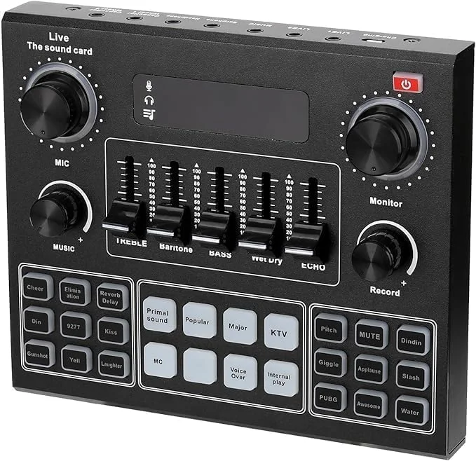 کارت صدای الیت V9 و باندل میکروفون BM800 Pro: یک مجموعه کامل برای پخش پیشرفته