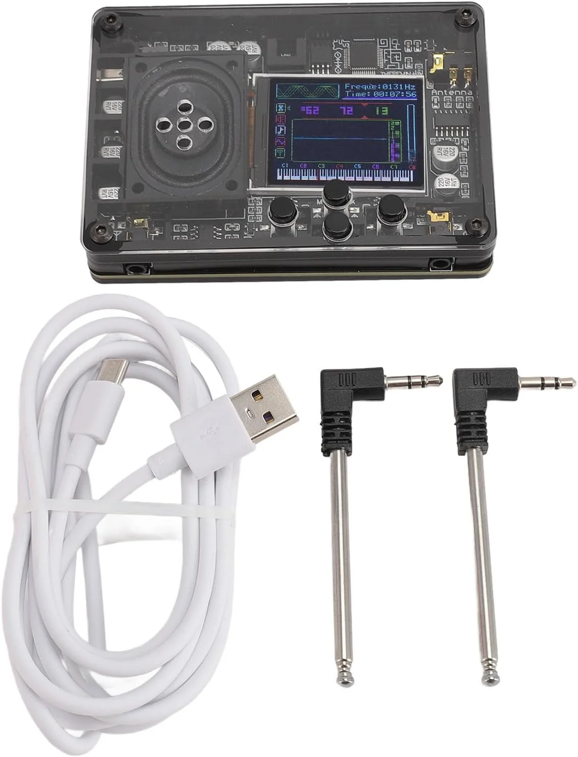 ساز ترمین Dpofirs، ترمین مینی با رابط Type C، صداهای قابل تنظیم متعدد، ماژول موسیقی ترمین وینتیج، کیبوردهای ایستگاه کاری سینتی سایزر