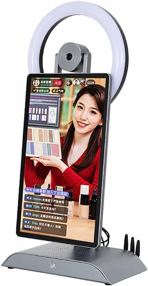 دستگاه پخش زنده دیجیتال، تجهیزات پخش زنده، دستگاه پخش زنده با صفحه لمسی 15.6 اینچی، مناسب برای یوتیوب/تیک تاک/ضبط/پخش زنده IP