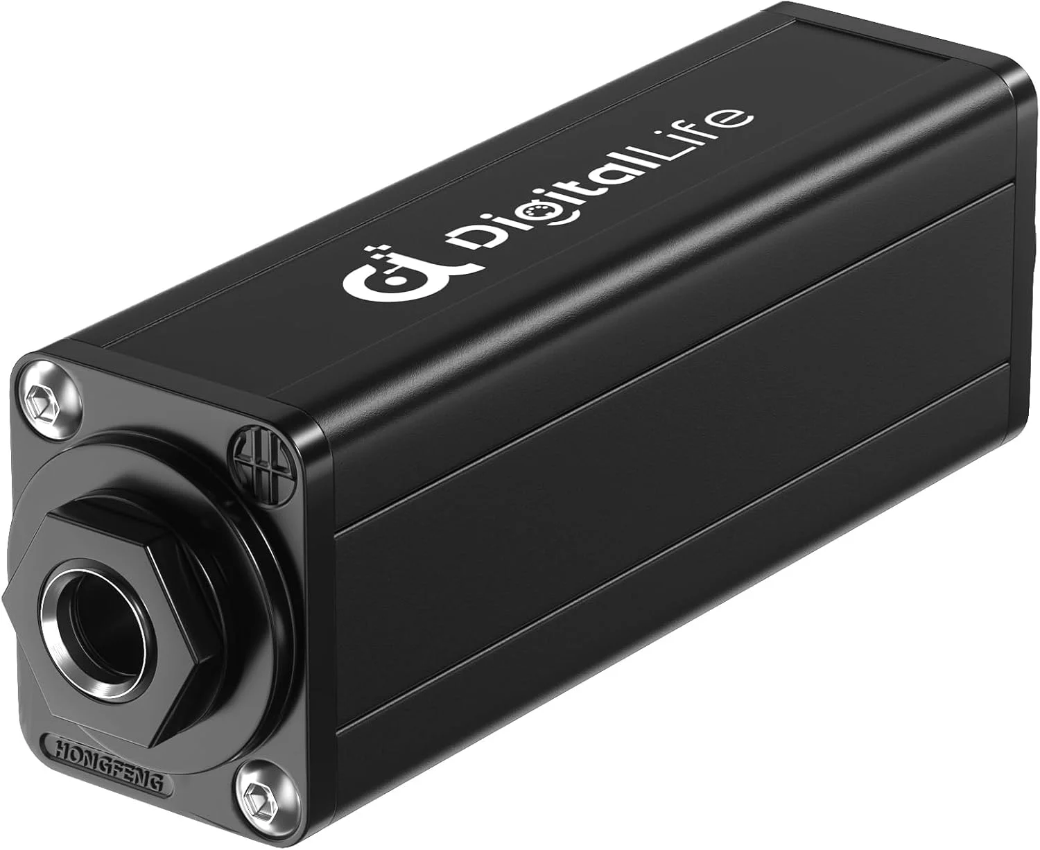 DigitalLife GLI-635 | ایزولاتور نویز حلقه زمینی تک کاناله 6.35 میلی‌متری (از بین برنده هام، فلزی)