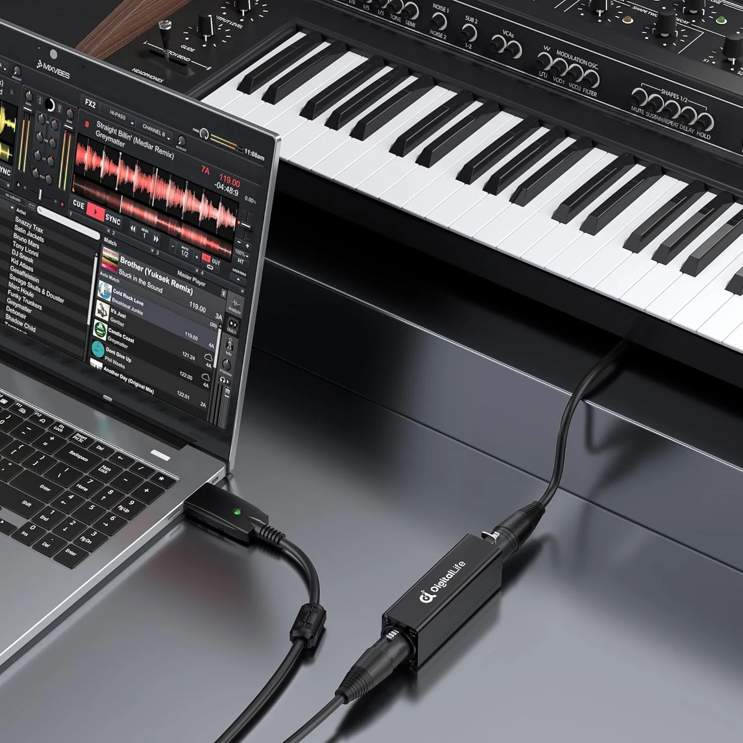 ایزولاتور حذف نویز گراند لوپ تک کاناله XLR دیجیتال لایف - کاهش هام - پسیو، مدل XLR-A600-I، M/F (سازگار با میکروفون های فانتوم پاور P24/P48 نیست)