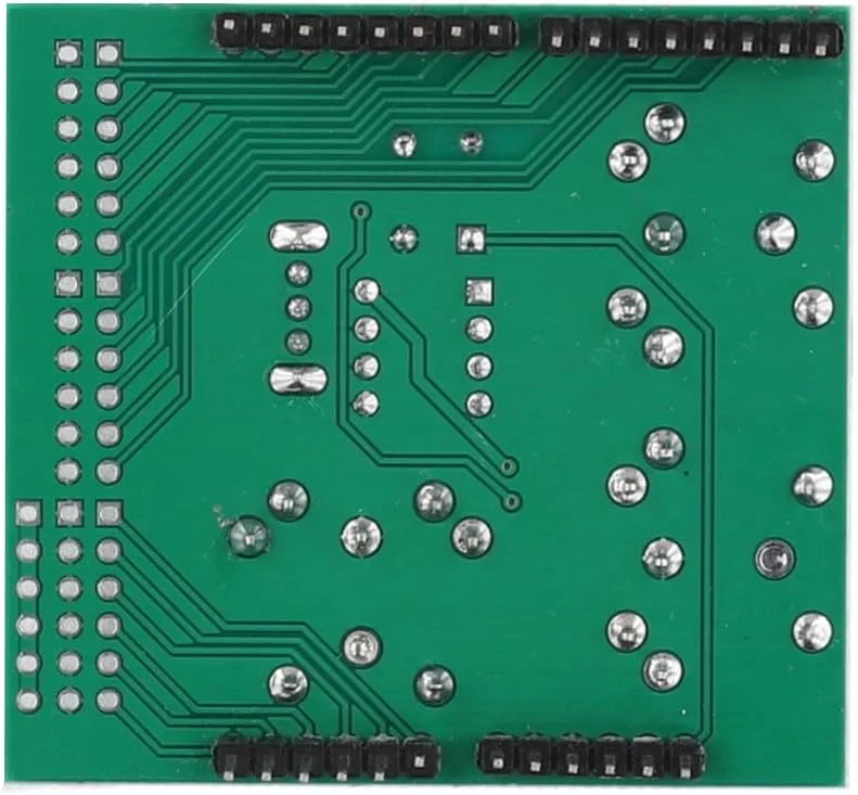 ماژول رابط MIDI دیجیتال، برد مبدل شیلد MIDI با پورت های MIDI IN/MIDI OUT/MIDI THRU، سوئیچ RUN/PGM با دقت بالا برای واحدهای میکروکنترلر