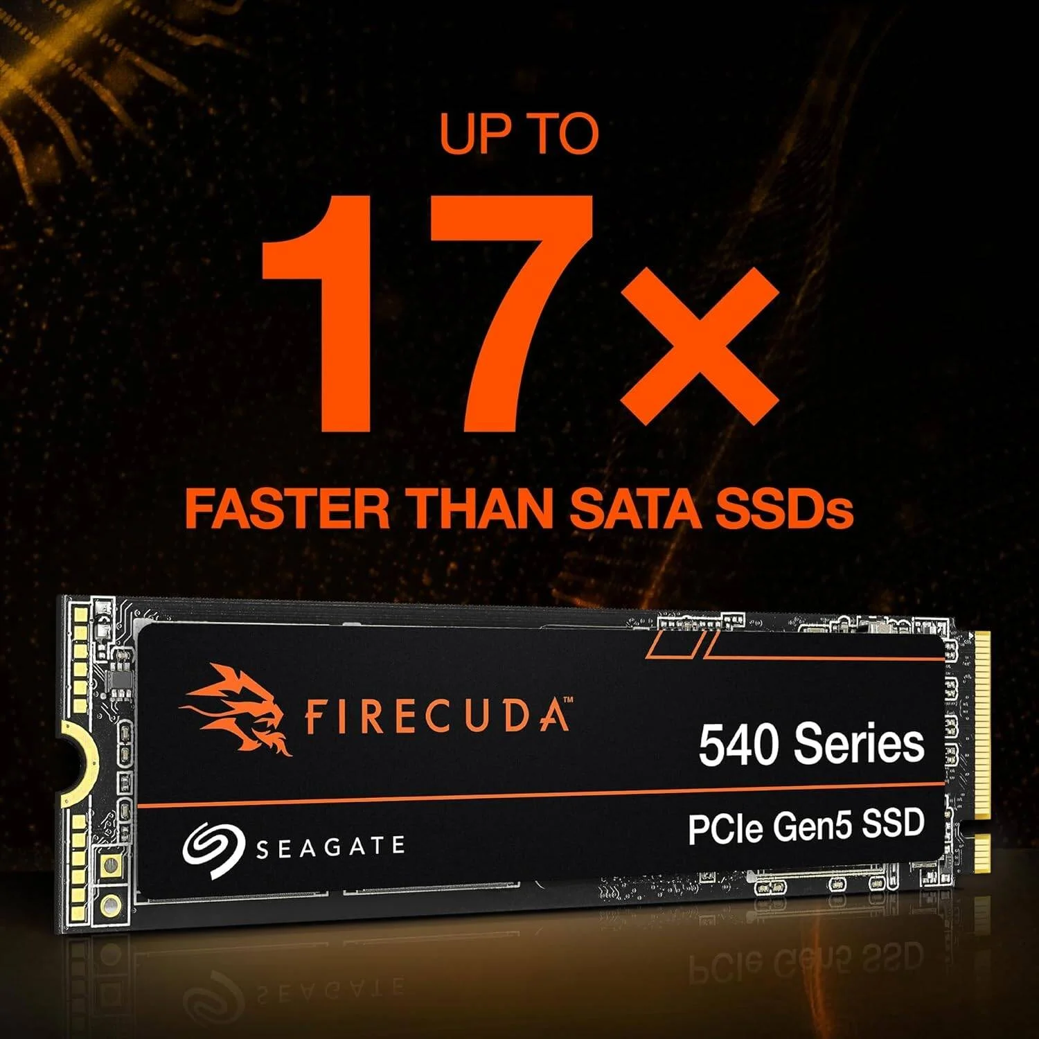 حافظه اس اس دی اینترنال سیگیت FireCuda 540 PCIe Gen5 x4 NVMe 2.0 M.2 2280-D2، ظرفیت 1 ترابایت، سرعت خواندن ترتیبی 9,500 مگابایت بر ثانیه، سرعت نوشتن ترتیبی 8,500 مگابایت بر ثانیه، حافظه فلش 3D TLC NAND، 1,000 TBW | ZP1000GM3A004 حافظه اس اس دی اینترنال سیگیت FireCuda 540 PCIe Gen5 x4 NVMe 2.0 M.2 2280-D2، ظرفیت 1 ترابایت، سرعت خواندن ترتیبی 9,500 مگابایت بر ثانیه، سرعت نوشتن ترتیبی 8,500 مگابایت بر ثانیه، حافظه فلش 3D TLC NAND، 1,000 TBW | ZP1000GM3A004