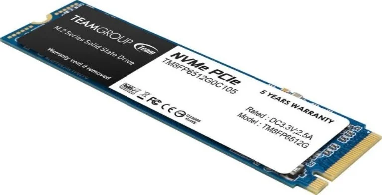 حافظه اس اس دی اینترنال Team Group MP33 M.2 2280 512GB PCIe 3.0 x4 با NVMe 1.3 3D NAND حافظه اس اس دی اینترنال Team Group MP33 M.2 2280 512GB PCIe 3.0 x4 با NVMe 1.3 3D NAND