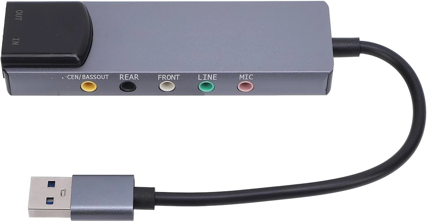 کارت صدای اکسترنال USB کرایفوکت، کارت صدای اکسترنال حرفه ای با قابلیت کاهش نویز برای تلویزیون