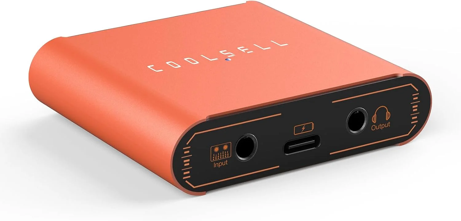 کارت صدای استریو USB C و آیفون 24 بیتی 192 کیلوهرتز برای ضبط موسیقی و استریم، کارت صدای گیتار قابل حمل سازگار با آیفون، مک، کامپیوتر (نسخه ارتقا یافته)