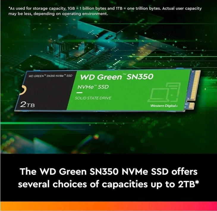 حافظه اس اس دی اینترنال وسترن دیجیتال 240 گیگابایت Green NVME M.2 2280 مدل WDS240G2G0C حافظه اس اس دی اینترنال وسترن دیجیتال 240 گیگابایت Green NVME M.2 2280 مدل WDS240G2G0C