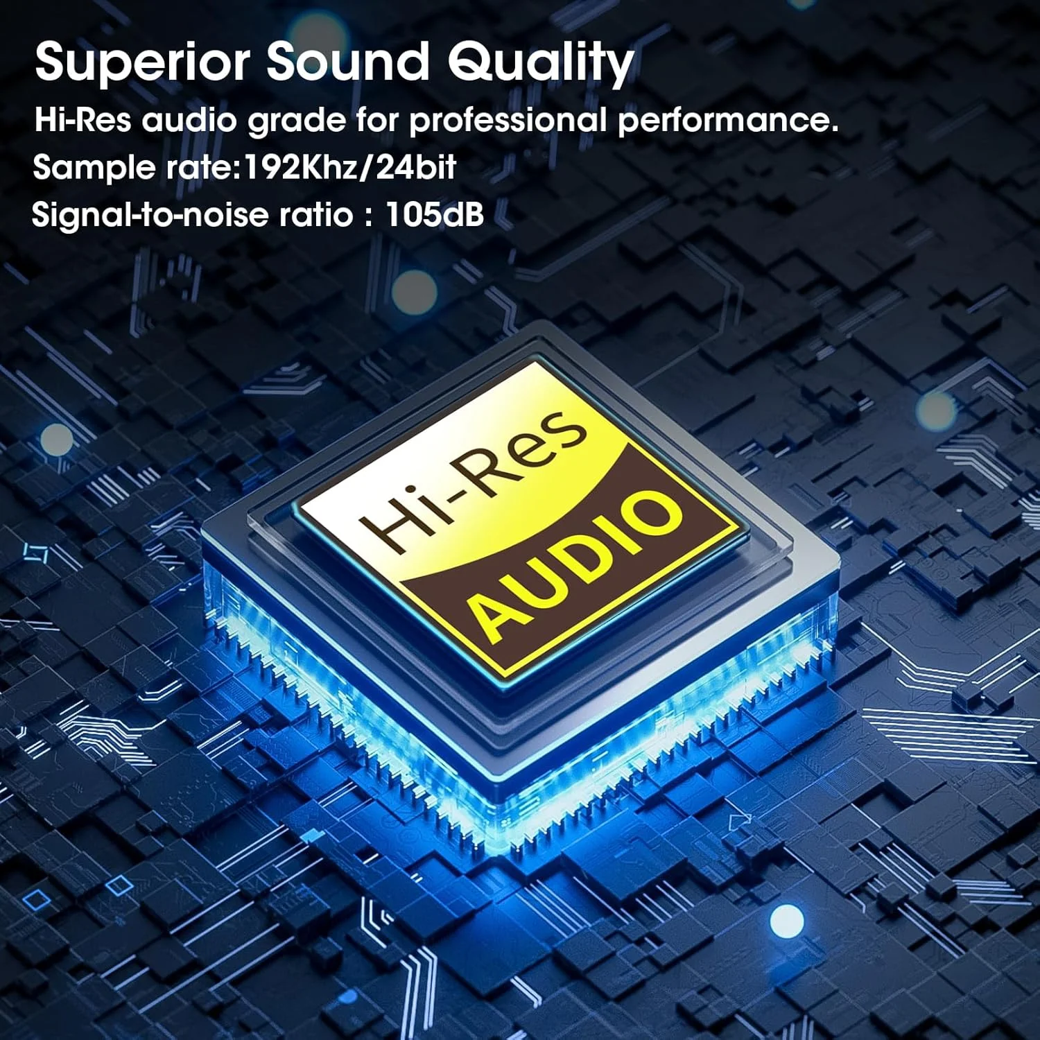 کارت صدای استریو USB C و آیفون 24 بیتی 192 کیلوهرتز برای ضبط موسیقی و استریم، کارت صدای گیتار قابل حمل سازگار با آیفون، مک، کامپیوتر (نسخه ارتقا یافته)