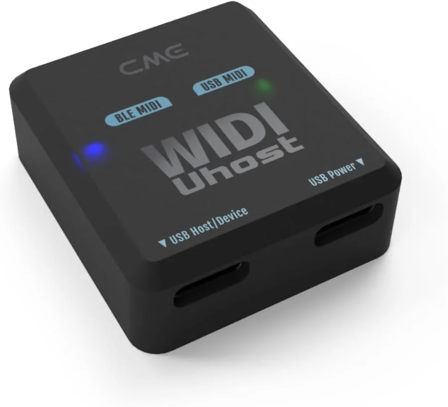 CME WIDI Uhost - رابط بلوتوث USB MIDI + میزبان USB برای ساز MIDI سازگار با کلاس USB، کنترلر MIDI، کیبورد MIDI، ویندوز، مک، iOS و اندروید، لینوکس، ChromeOS