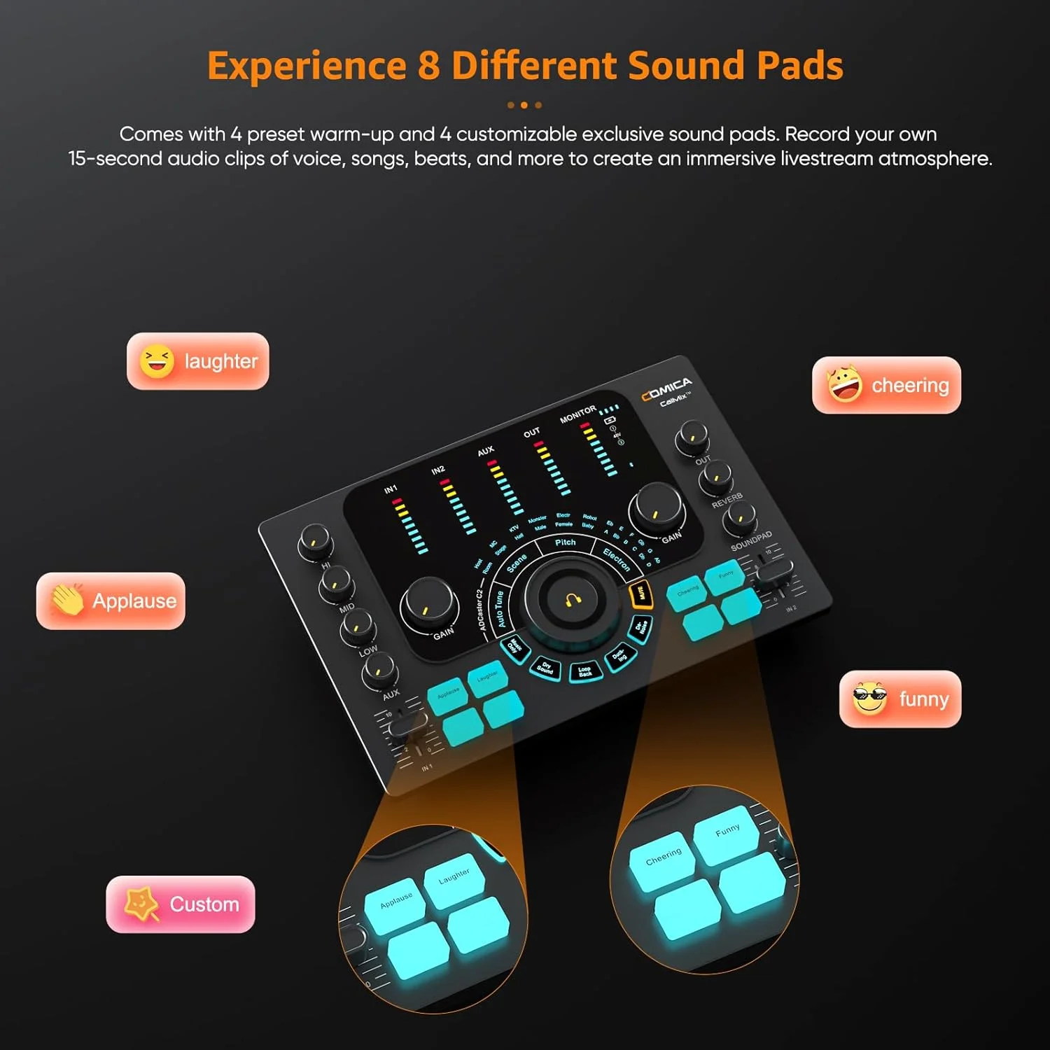 کارت صدای Comica ADCaster C2 کارت صدای Comica ADCaster C2