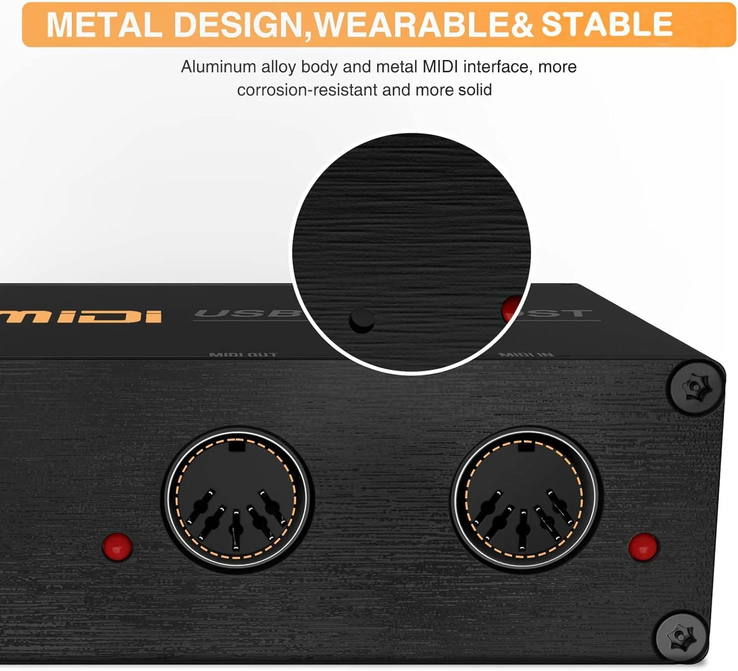 جعبه میزبان USB MIDI کمولا، مبدل USB به MIDI با سرعت بالا، رابط MIDI (UMH-21)