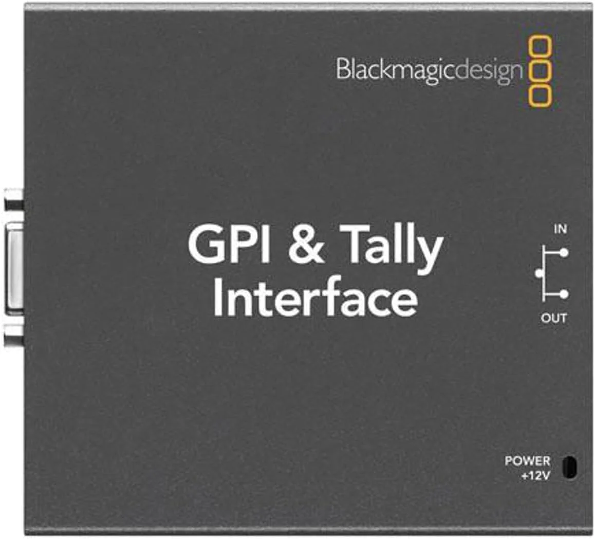 رابط GPI و تالی Blackmagic Design