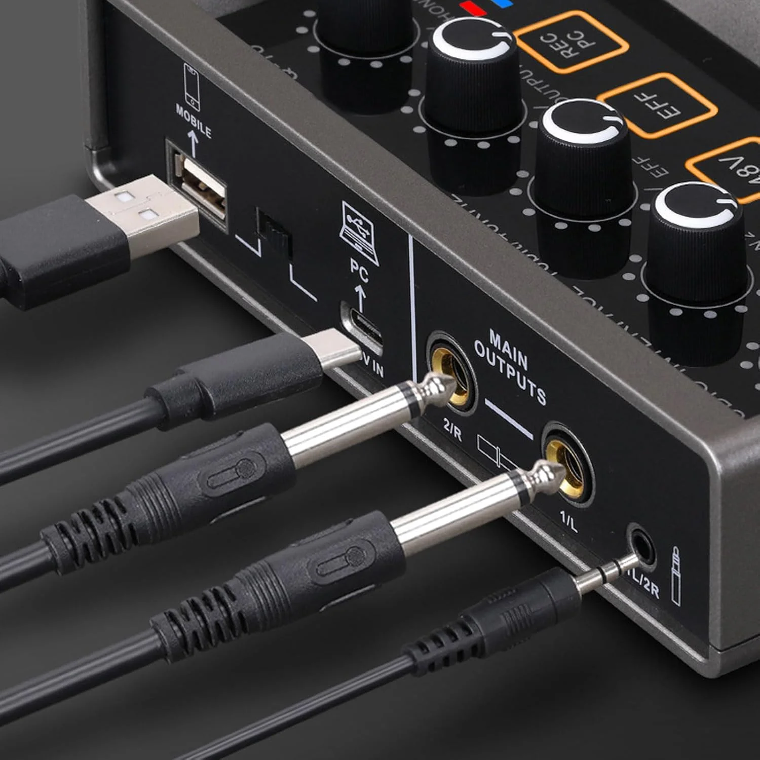 میکسر صدای حرفه ای Bewinner با افکت های ریورب، صدا، USB Type C، کیفیت HiFi، ضبط موبایل برای استریمینگ/پادکست/بازی