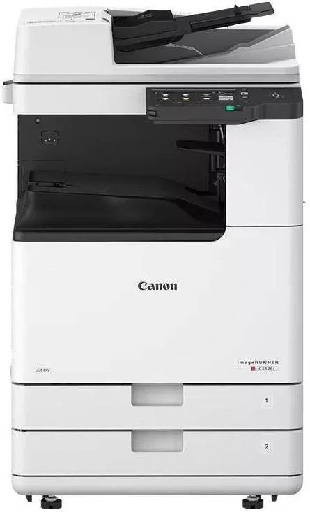 پرینتر لیزری چندکاره کانن مدل imageRUNNER C3326i، پرینت، کپی، اسکن، ارسال، فکس اختیاری، پنل لمسی رنگی 7 اینچی TFT LCD WVGA، سرعت چاپ 26 صفحه در دقیقه، رزولوشن تا 1200 x 1200 DPI، سفید C3326i