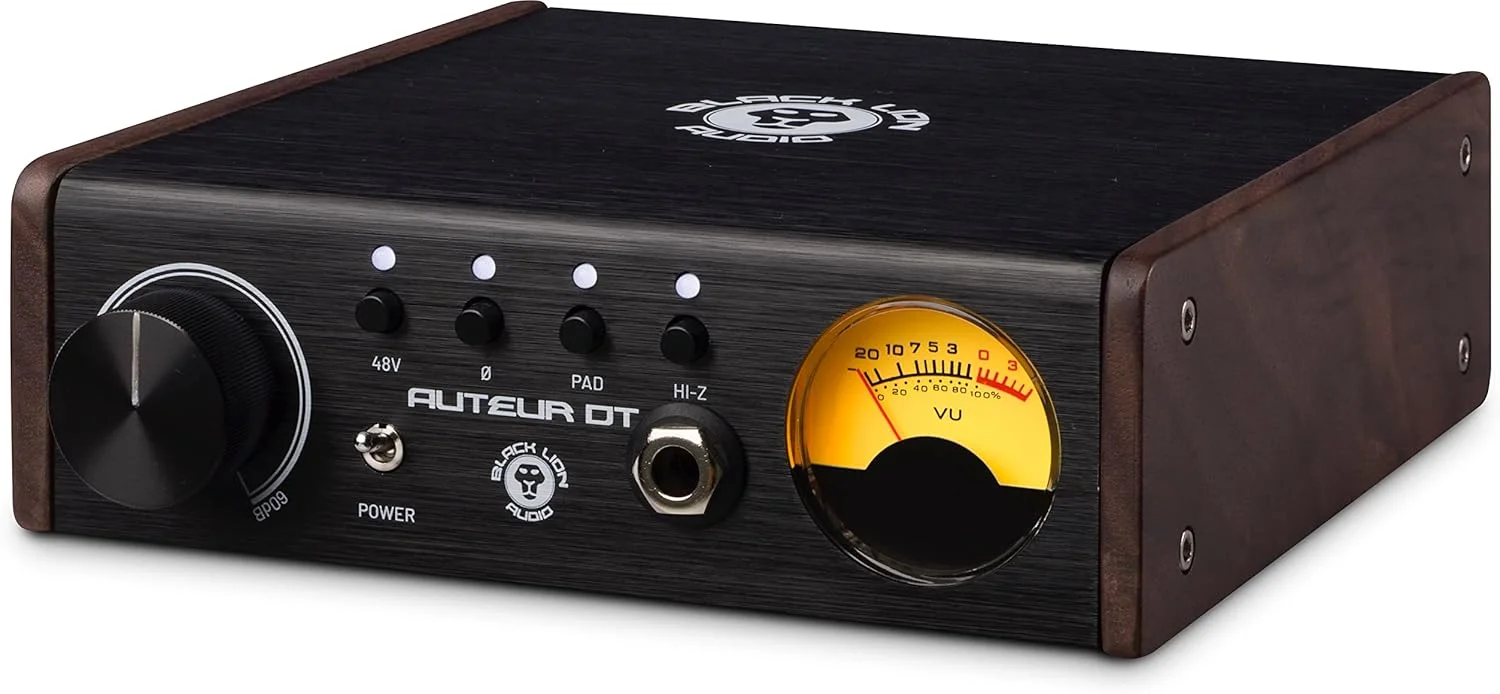 پری امپ میکروفون تک کاناله رومیزی Black Lion Audio Auteur DT