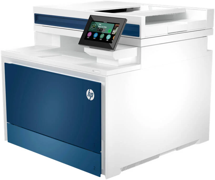پرینتر چندکاره رنگی لیزری پرو HP مدل 4303fdn، پرینت، کپی، اسکن، فکس، سرعت چاپ تا 35 صفحه در دقیقه، چاپ دوروی اتوماتیک، رزولوشن تا 600x600 dpi، نمایشگر 4.3 اینچی WLED، اسکنر تخت، سفید | 5HH66A
