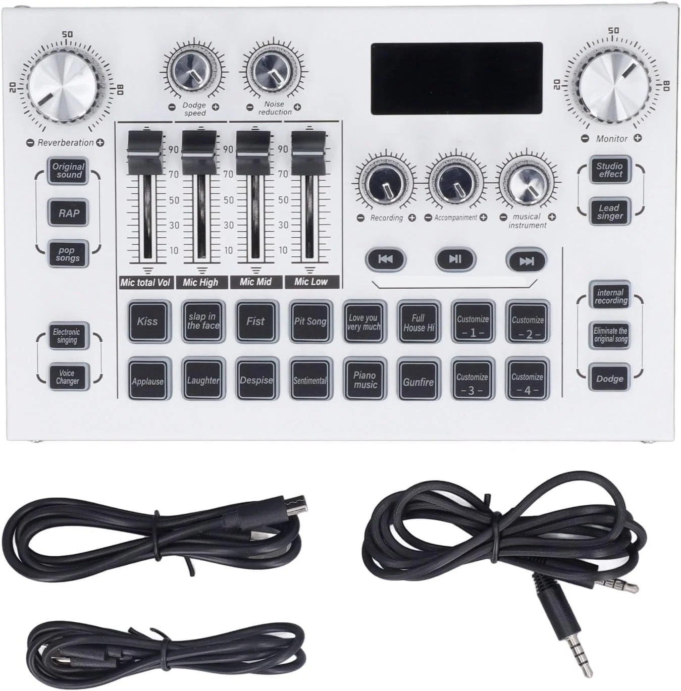 میکسر دیجیتال چند منظوره با تراشه دوگانه DSP، کارت صدای رابط USB سبک و جمع و جور برای استودیو، پخش زنده و ضبط مهمانی