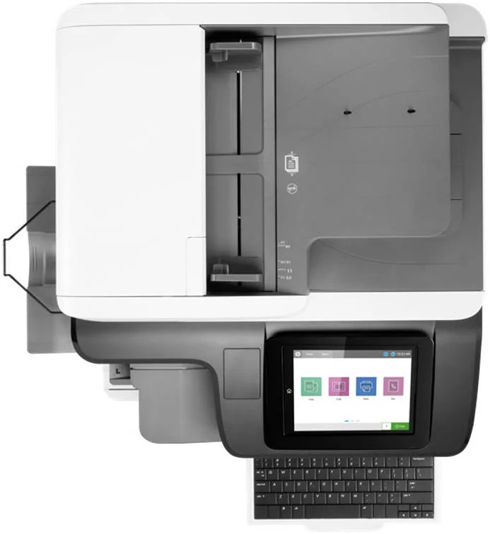 HP 776zs Color LaserJet Enterprise Flow MF Printer, 9" Touchscreen, Print / Scan / Copy / Fax, 1200 x 1200DPI Print Resolution, 45ppm Print Speed, USB 2.0/Ethernet & Wi-Fi, White | T3U56A