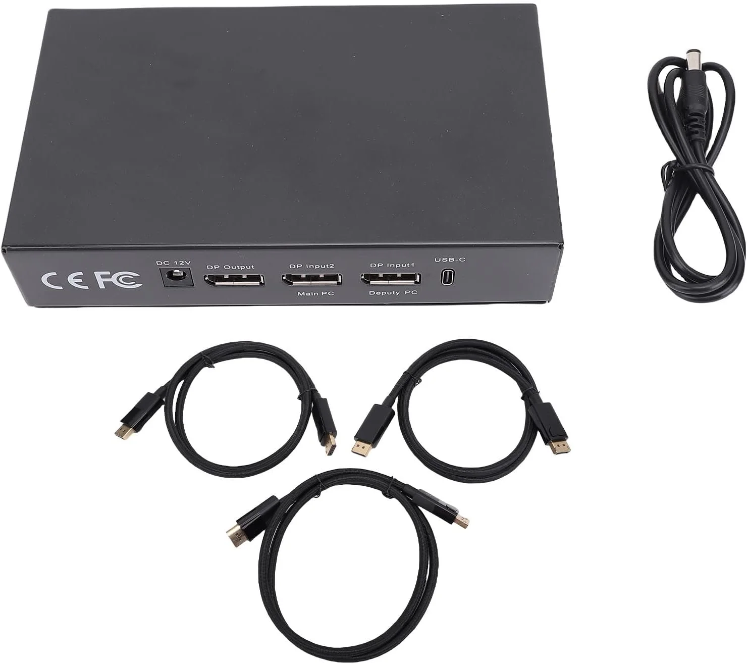 ترکیب کننده DMA ASHATA، 2 ورودی DisplayPort، 1 خروجی DisplayPort با نرخ 144 هرتز، جعبه همپوشانی ویدئو، با قابلیت انطباق EDID Plug and Play، برای سالن های معاملات اوراق بهادار و مراکز داده بانک ترکیب کننده DMA ASHATA، 2 ورودی DisplayPort، 1 خروجی DisplayPort با نرخ 144 هرتز، جعبه همپوشانی ویدئو، با قابلیت انطباق EDID Plug and Play، برای سالن های معاملات اوراق بهادار و مراکز داده بانک