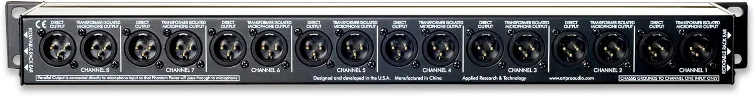 اسپلیتر میکروفون هشت کاناله ART S8 اسپلیتر میکروفون هشت کاناله ART S8