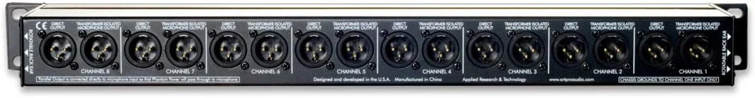 اسپلیتر میکروفون هشت کاناله ART S8 اسپلیتر میکروفون هشت کاناله ART S8