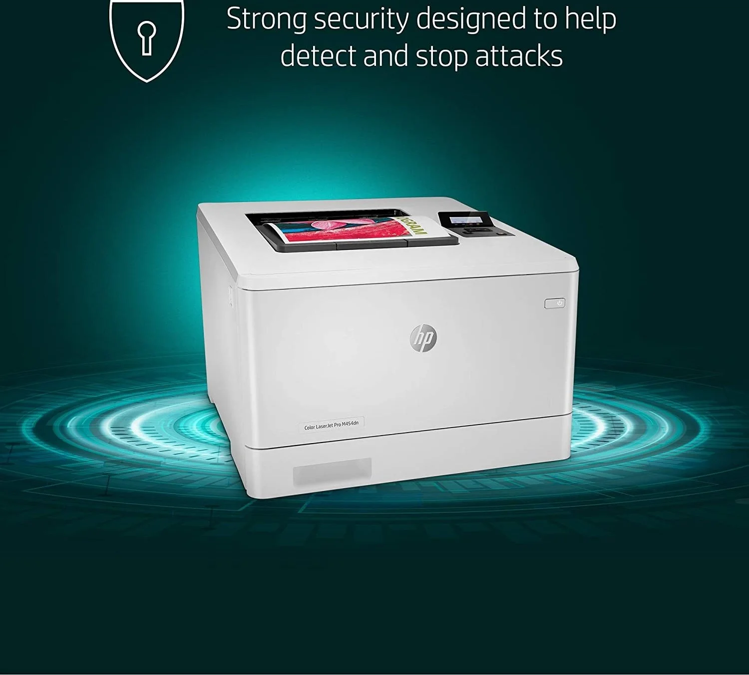 پرینتر رنگی لیزری اچ پی مدل Color LaserJet Pro M454dn، سرعت چاپ 28 صفحه در دقیقه، رزولوشن 600x600 dpi، چاپ دوروی اتوماتیک، نمایشگر LCD، سینی چند منظوره 50 برگی، سینی ورودی 250 برگی، USB و Ethernet | W1Y44A