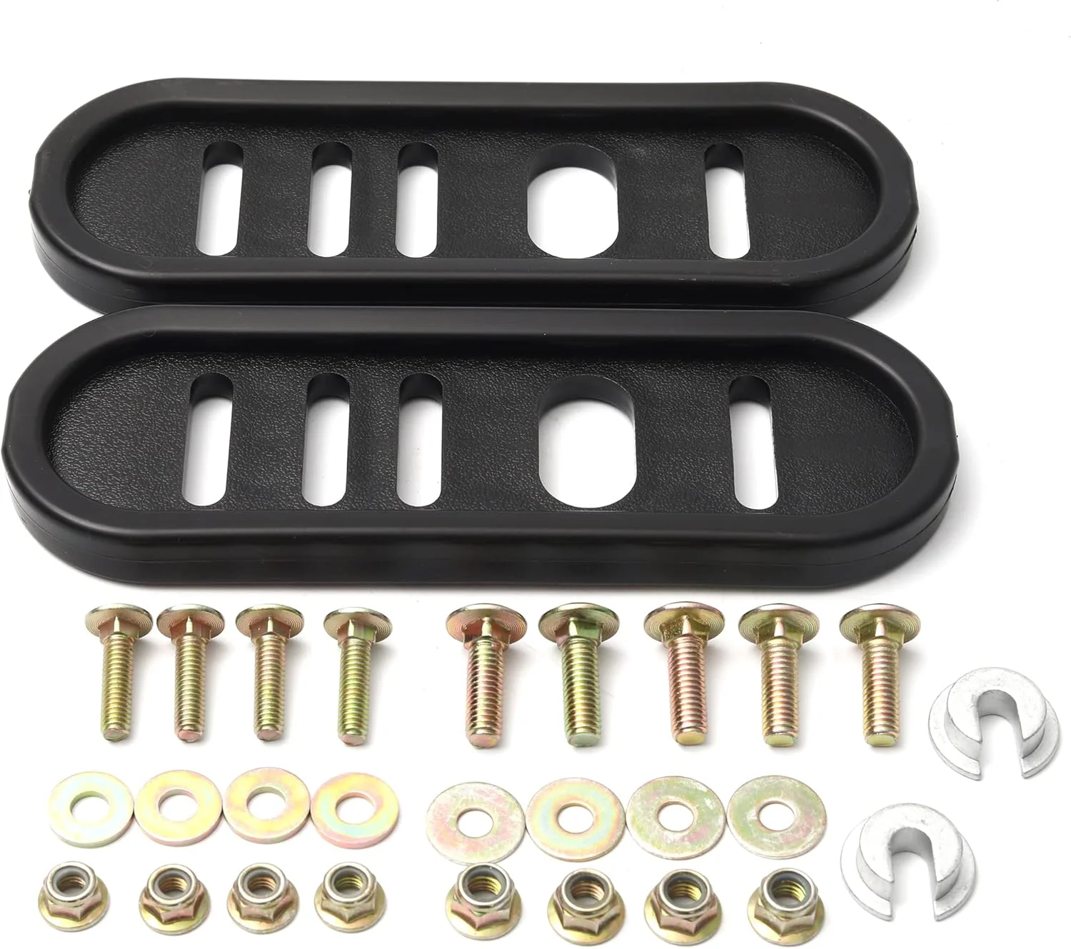 AR-PRO 490-241-0010 لغزنده های برف روب یونیورسال - مناسب برای اکثر برف روب های 2 مرحله ای و 3 مرحله ای - ساخته شده از پلی یورتان بادوام - شامل سخت افزار نصب