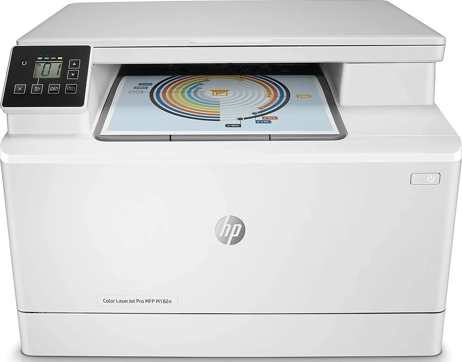 پرینتر رنگی لیزری چندکاره HP Color LaserJet Pro MFP M182N اسکنر کپی LAN | 7KW54A